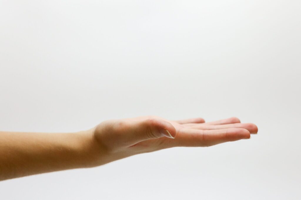 Psychosoziale Beratung: helfende Hand